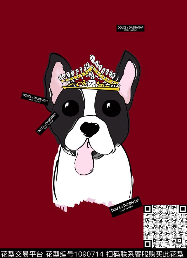 大牌风狗DOLCEGABBANA传统印花华亿平台下载（图片编号: 1090714） - 瓦栏（Walan）