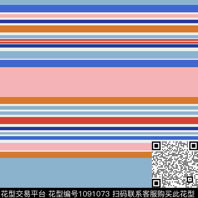 条纹女装大牌风传统印花华亿平台下载（图片编号: 1091073） - 瓦栏（Walan）