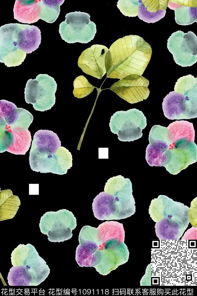 淑女数码华亿平台波点数码印花华亿平台下载（图片编号: 1091118） - 瓦栏（Walan）