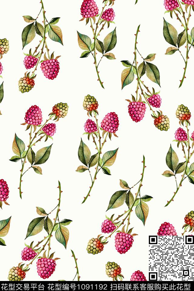 数码华亿平台黑底花卉民族风数码印花华亿平台下载（图片编号: 1091192） - 瓦栏（Walan）