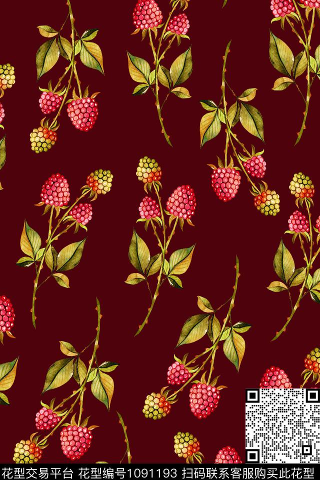 数码华亿平台黑底花卉民族风数码印花华亿平台下载（图片编号: 1091193） - 瓦栏（Walan）