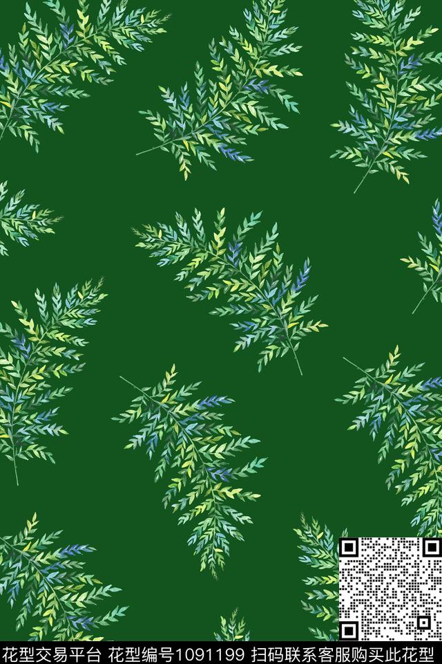 数码华亿平台黑底花卉民族风数码印花华亿平台下载（图片编号: 1091199） - 瓦栏（Walan）