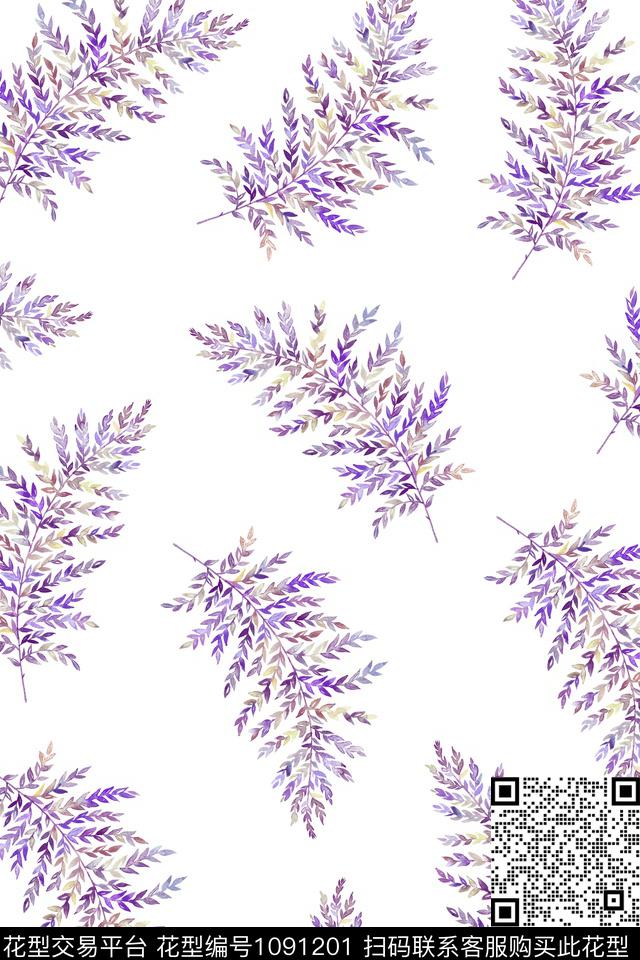 数码华亿平台黑底花卉民族风数码印花华亿平台下载（图片编号: 1091201） - 瓦栏（Walan）