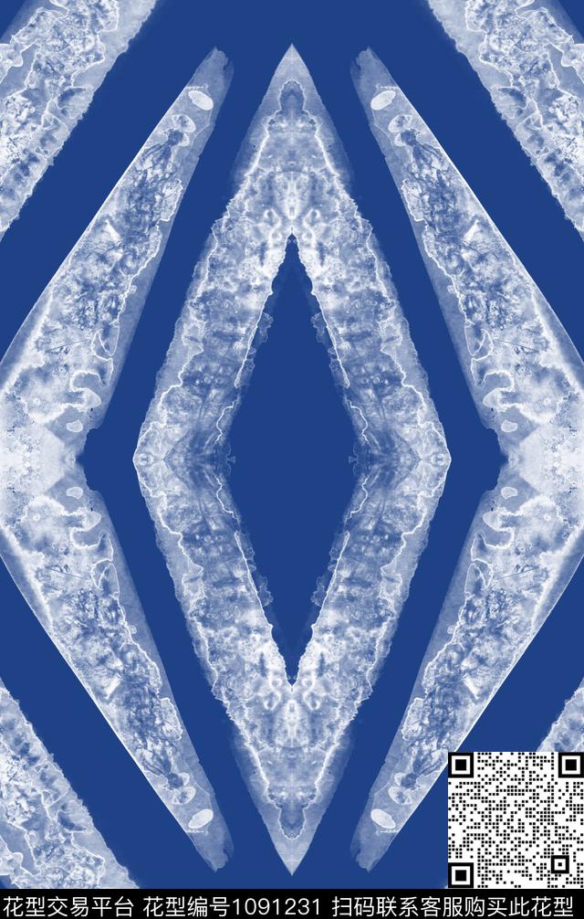 几何墙纸床品传统印花华亿平台下载（图片编号: 1091231） - 瓦栏（Walan）