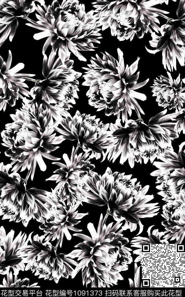 小碎花雪纺花卉数码印花华亿平台下载（图片编号: 1091373） - 瓦栏（Walan）