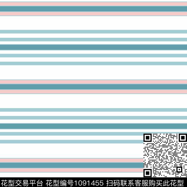 条纹女装大牌风传统印花华亿平台下载（图片编号: 1091455） - 瓦栏（Walan）