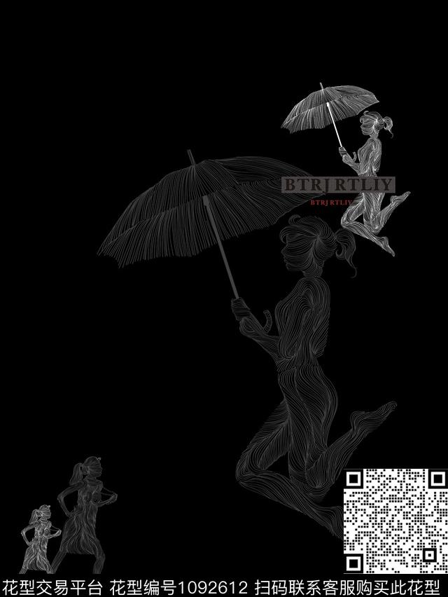 艺术创意线条传统印花华亿平台下载（图片编号: 1092612） - 瓦栏（Walan）