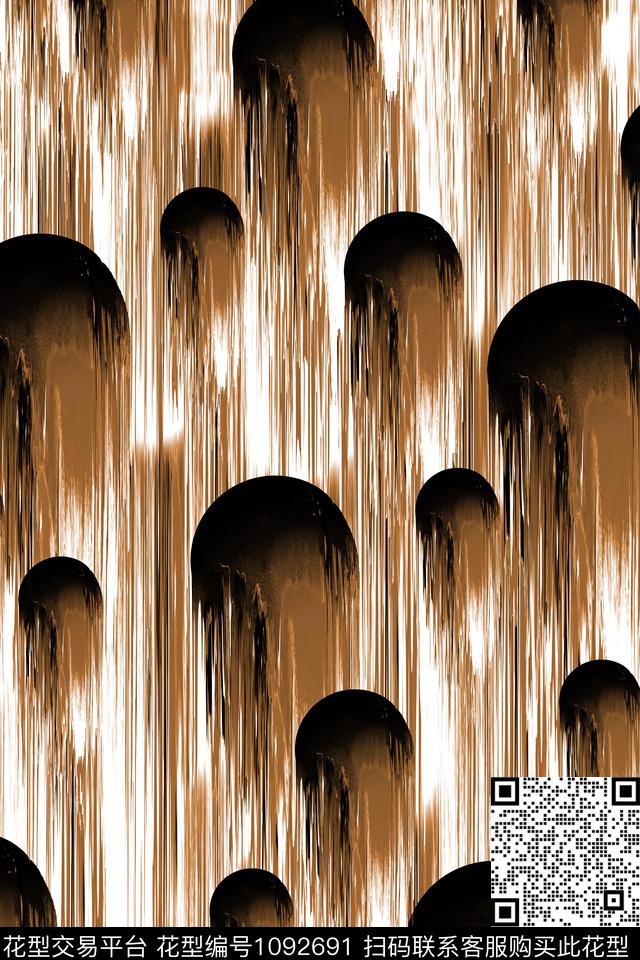 波点肌理抽象数码印花华亿平台下载（图片编号: 1092691） - 瓦栏（Walan）