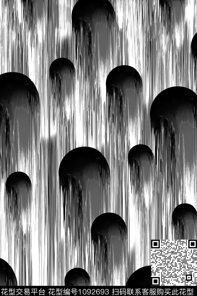 波点肌理抽象数码印花华亿平台下载（图片编号: 1092693） - 瓦栏（Walan）