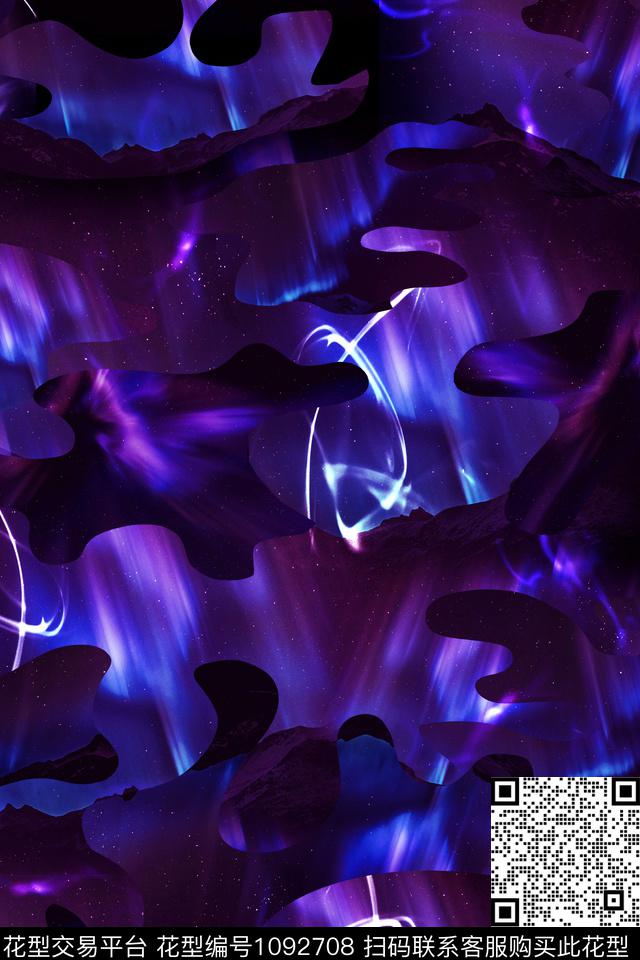 男装迷彩山数码印花华亿平台下载（图片编号: 1092708） - 瓦栏（Walan）