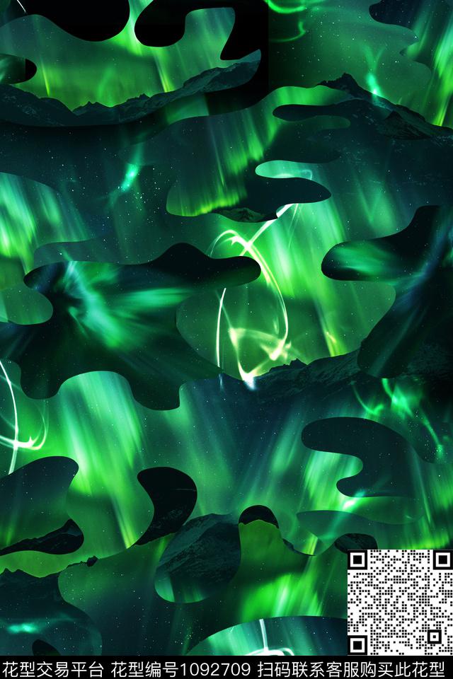 男装迷彩山数码印花华亿平台下载（图片编号: 1092709） - 瓦栏（Walan）