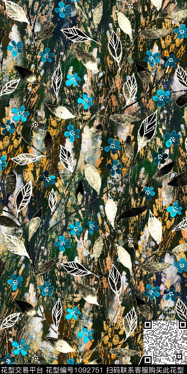 数码华亿平台民族风大牌风数码印花华亿平台下载（图片编号: 1092751） - 瓦栏（Walan）