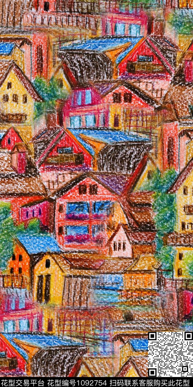 数码华亿平台抽象大牌风数码印花华亿平台下载（图片编号: 1092754） - 瓦栏（Walan）