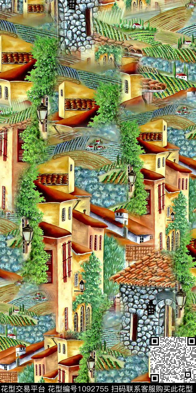 数码华亿平台抽象大牌风数码印花华亿平台下载（图片编号: 1092755） - 瓦栏（Walan）