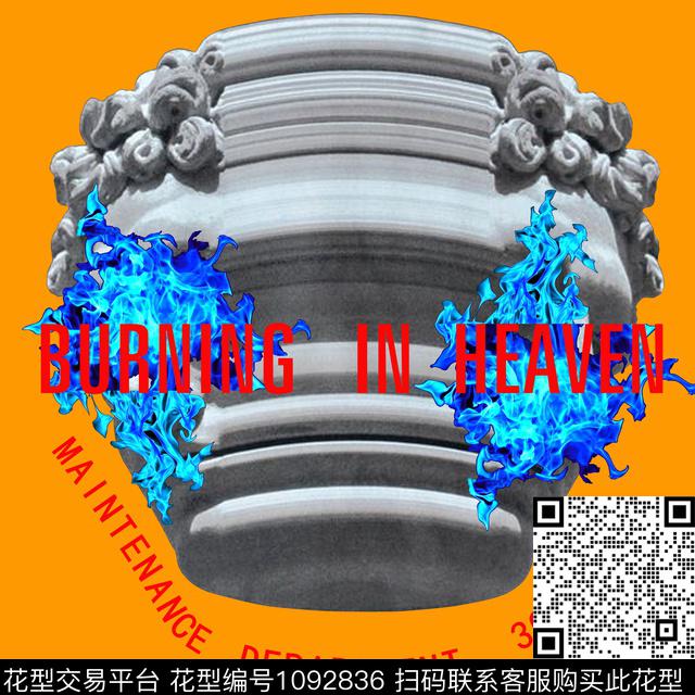 抽象男装大牌风石膏头传统印花华亿平台下载（图片编号: 1092836） - 瓦栏（Walan）