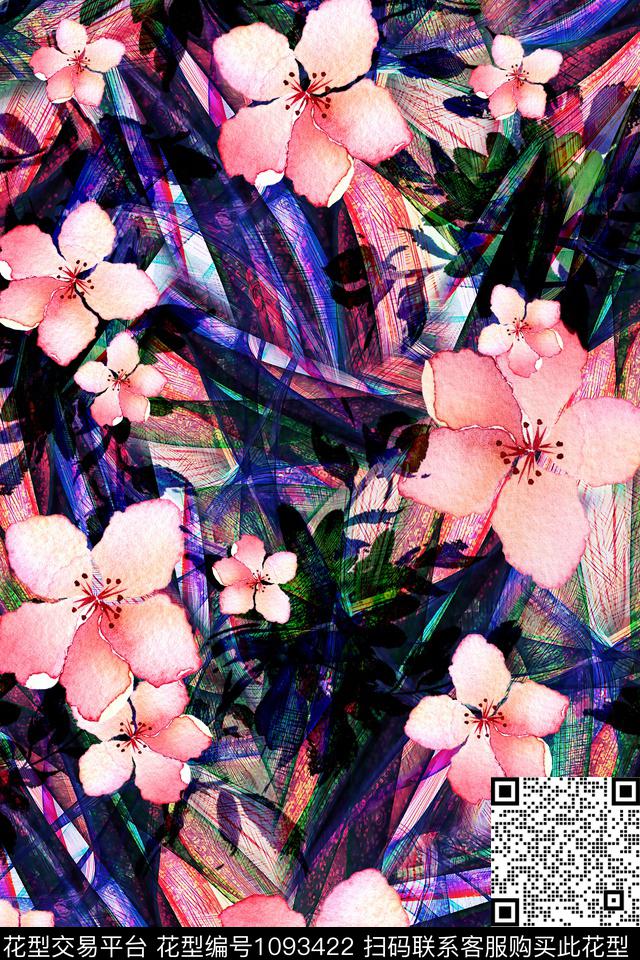 小碎花肌理泳装数码印花华亿平台下载（图片编号: 1093422） - 瓦栏（Walan）