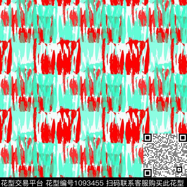 线条抽象传统印花华亿平台下载（图片编号: 1093455） - 瓦栏（Walan）