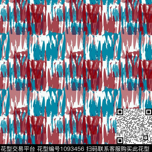 线条抽象丝巾围巾秀场传统印花华亿平台下载（图片编号: 1093456） - 瓦栏（Walan）