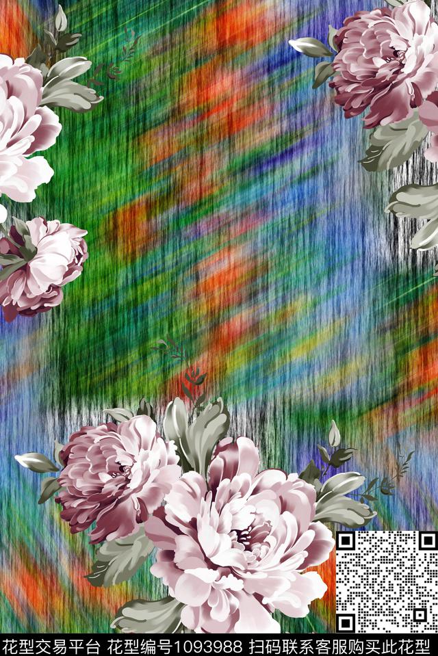 大花数码华亿平台大牌风数码印花华亿平台下载（图片编号: 1093988） - 瓦栏（Walan）