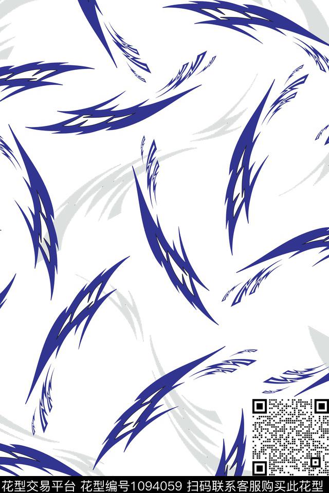 数码华亿平台抽象几何数码印花华亿平台下载（图片编号: 1094059） - 瓦栏（Walan）