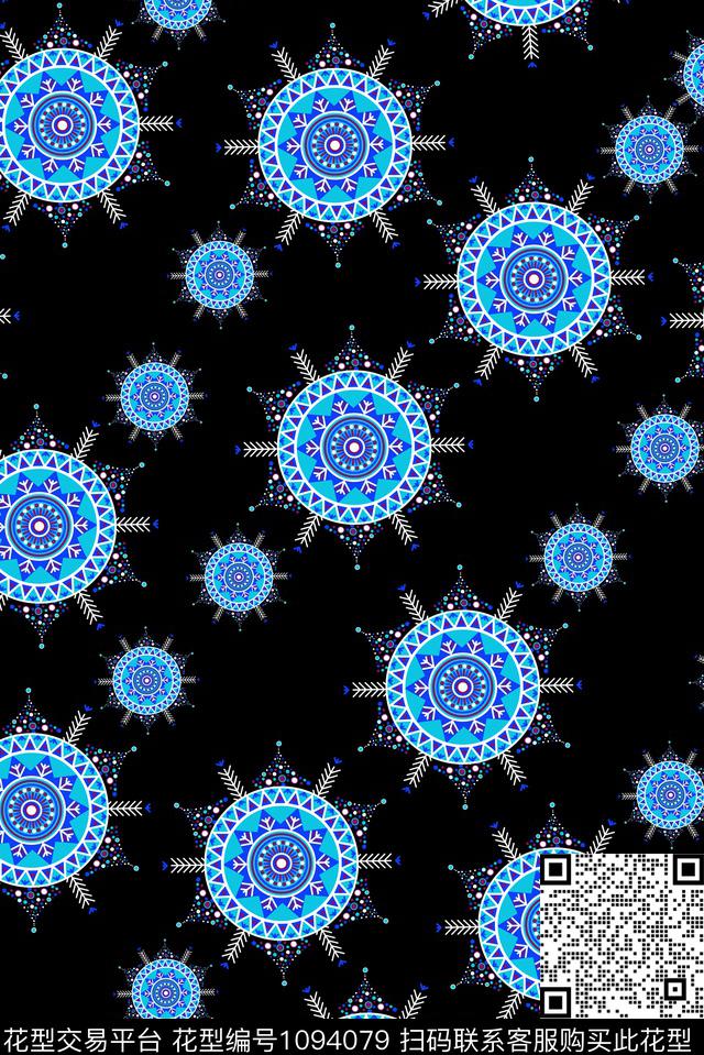 数码华亿平台抽象几何数码印花华亿平台下载（图片编号: 1094079） - 瓦栏（Walan）