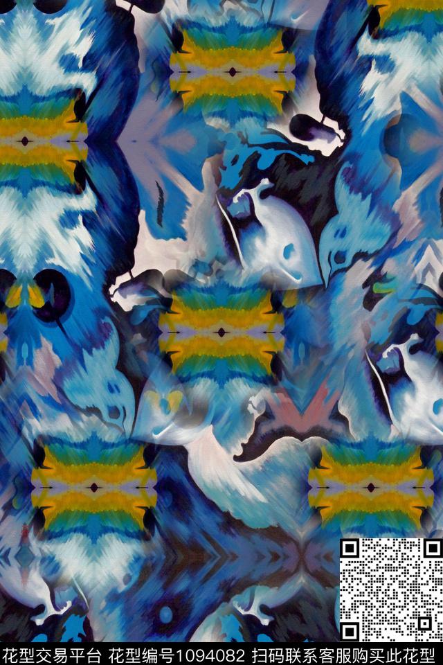 数码华亿平台抽象休闲数码印花华亿平台下载（图片编号: 1094082） - 瓦栏（Walan）