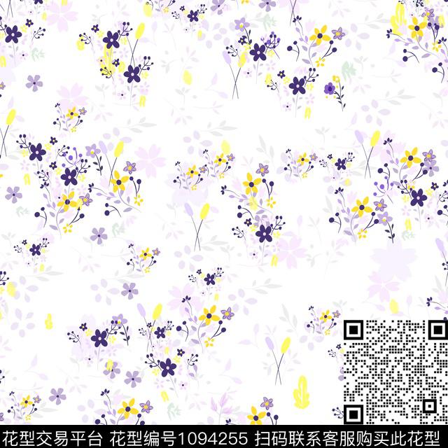 数码华亿平台小碎花春夏华亿平台数码印花华亿平台下载（图片编号: 1094255） - 瓦栏（Walan）