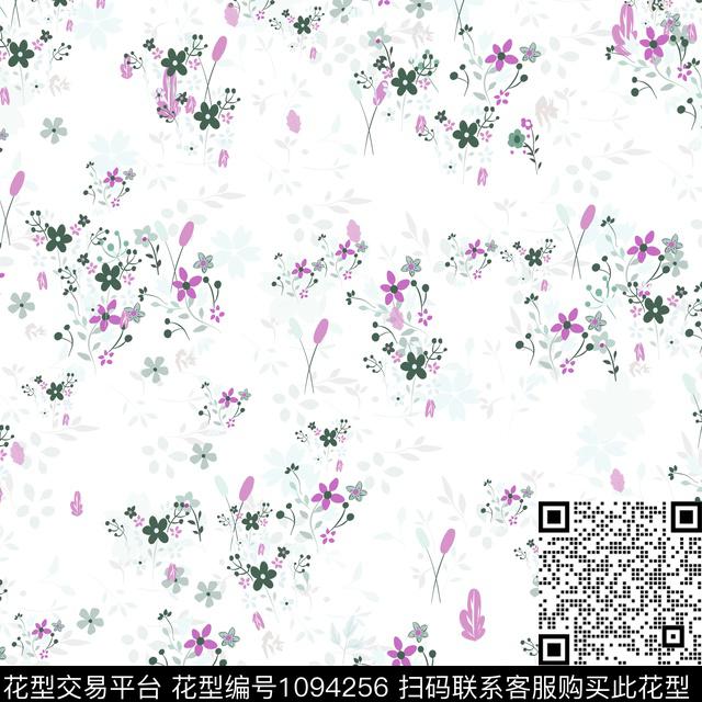 数码华亿平台小碎花春夏华亿平台数码印花华亿平台下载（图片编号: 1094256） - 瓦栏（Walan）