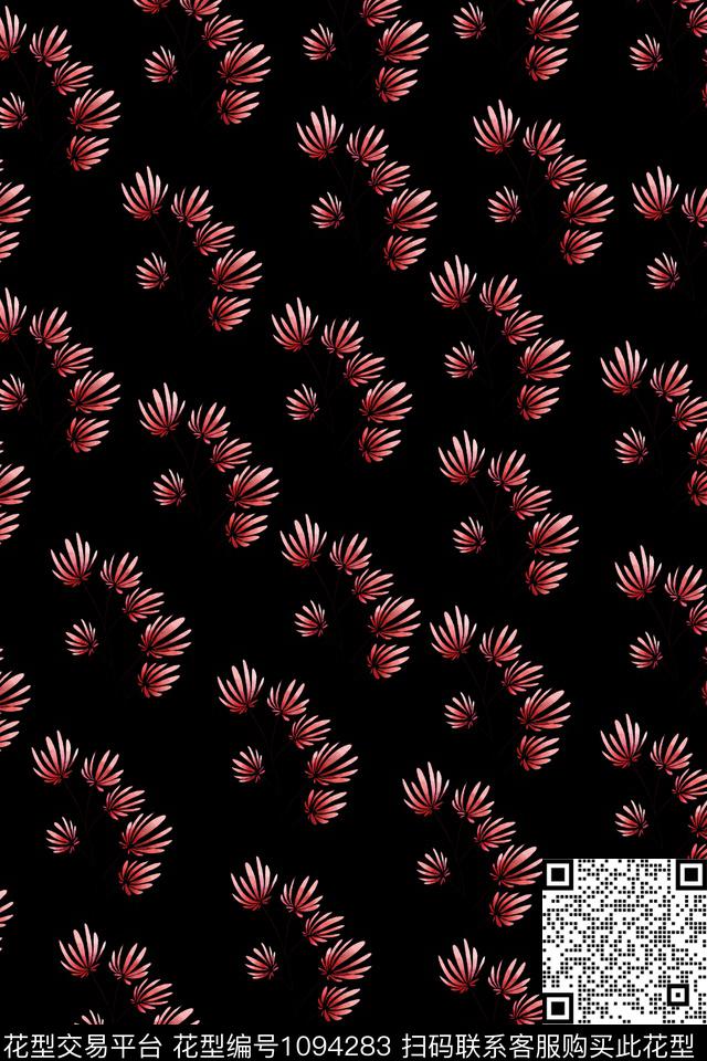 小碎花数码华亿平台抽象数码印花华亿平台下载（图片编号: 1094283） - 瓦栏（Walan）