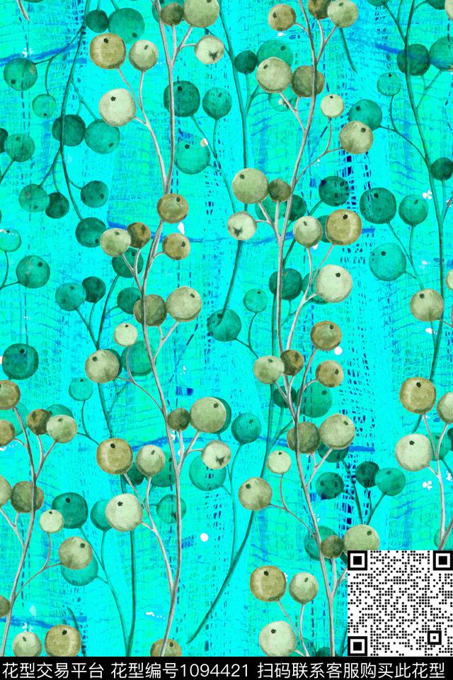 数码华亿平台花卉大牌风传统印花华亿平台下载（图片编号: 1094421） - 瓦栏（Walan）