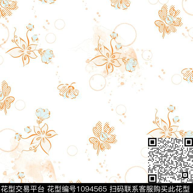 数码华亿平台小碎花春夏华亿平台数码印花华亿平台下载（图片编号: 1094565） - 瓦栏（Walan）