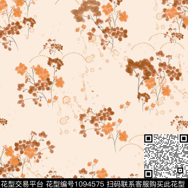 数码华亿平台小碎花春夏华亿平台数码印花华亿平台下载（图片编号: 1094575） - 瓦栏（Walan）