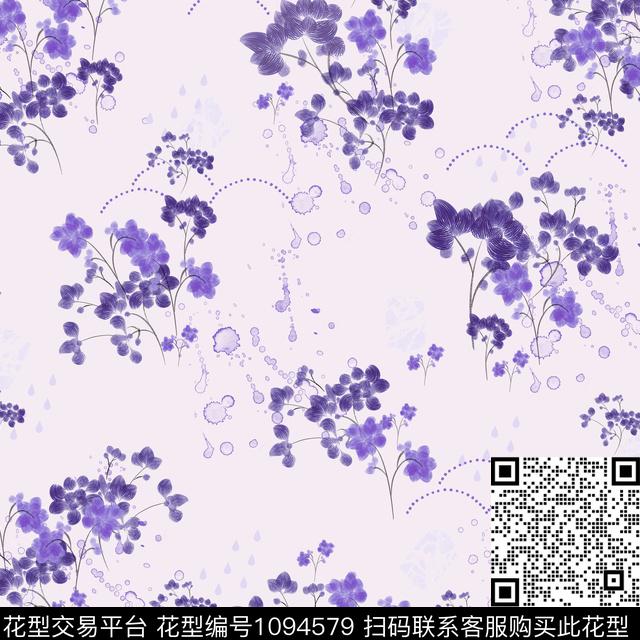 数码华亿平台小碎花春夏华亿平台数码印花华亿平台下载（图片编号: 1094579） - 瓦栏（Walan）