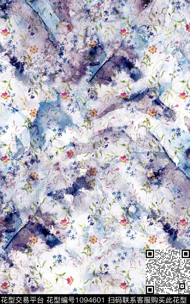 数码华亿平台抽象大牌风数码印花华亿平台下载（图片编号: 1094601） - 瓦栏（Walan）