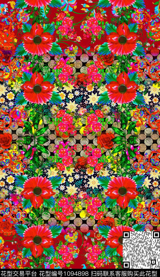 数码华亿平台定位花花卉数码印花华亿平台下载（图片编号: 1094898） - 瓦栏（Walan）