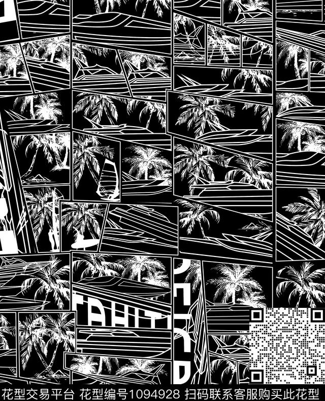 数码华亿平台花卉大牌风数码印花华亿平台下载（图片编号: 1094928） - 瓦栏（Walan）