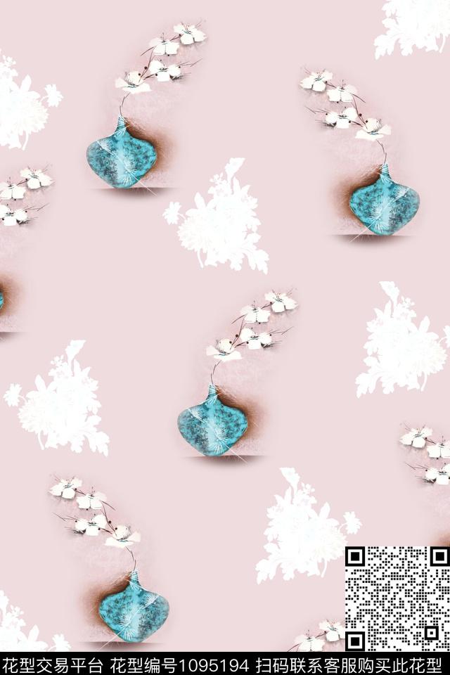 数码华亿平台休闲花卉数码印花华亿平台下载（图片编号: 1095194） - 瓦栏（Walan）