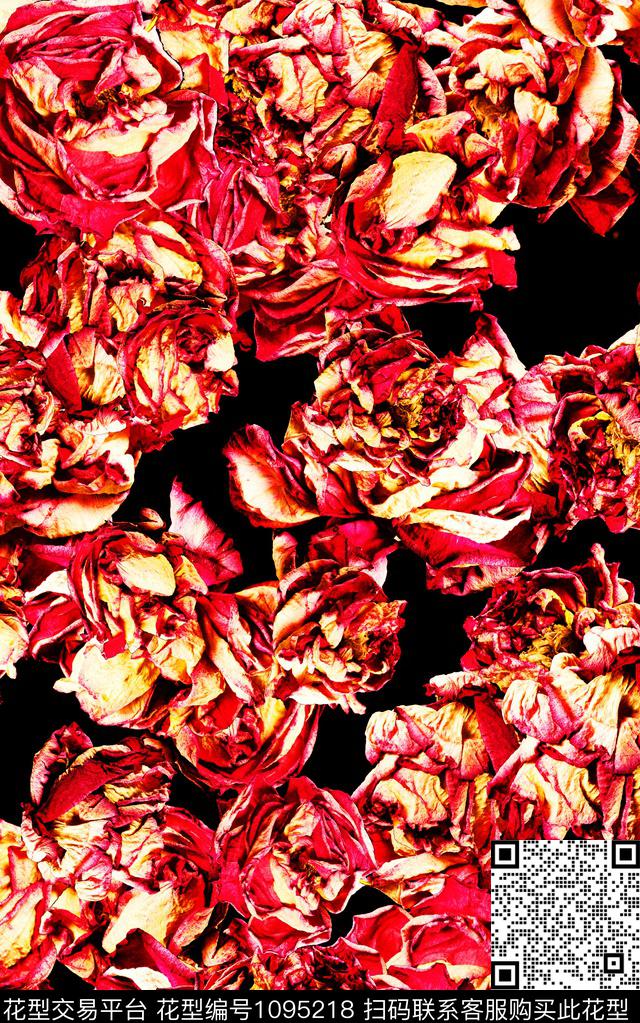 小碎花数码华亿平台花卉数码印花华亿平台下载（图片编号: 1095218） - 瓦栏（Walan）