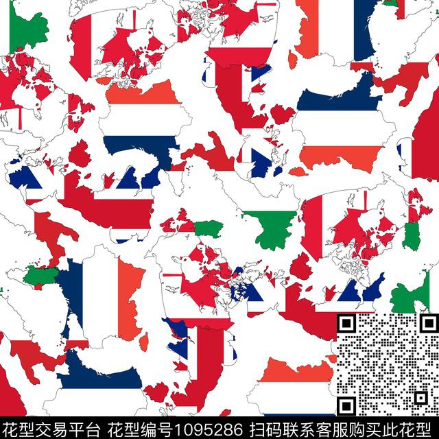 数码华亿平台休闲复古数码印花华亿平台下载（图片编号: 1095286） - 瓦栏（Walan）