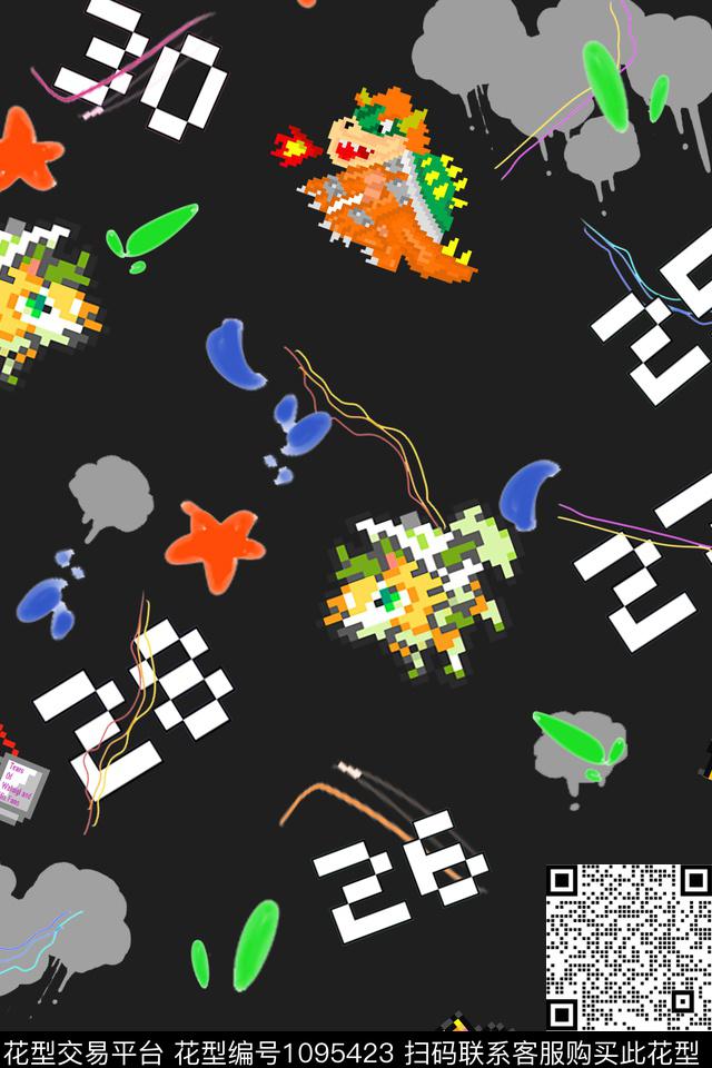 数码华亿平台动物花卉卡通数码印花华亿平台下载（图片编号: 1095423） - 瓦栏（Walan）