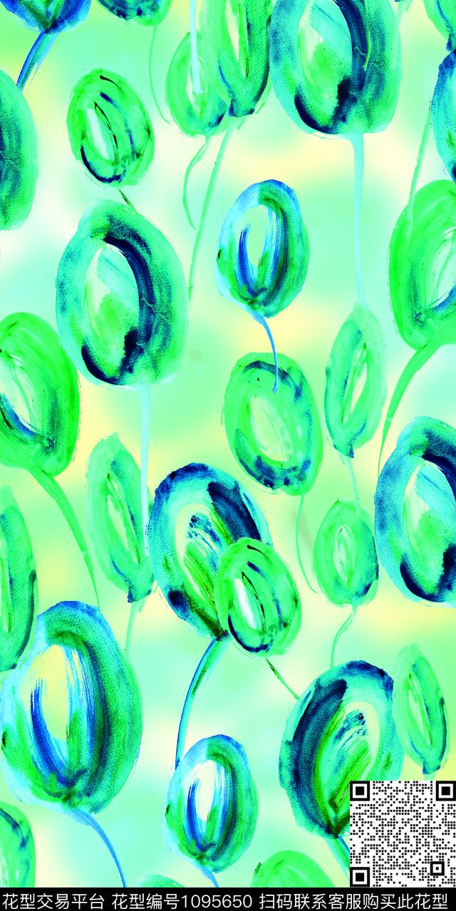 趣味肌理抽象数码印花华亿平台下载（图片编号: 1095650） - 瓦栏（Walan）