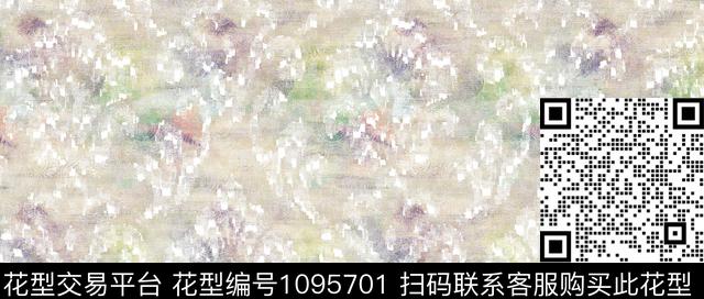 抽象花卉朦胧花卉传统印花华亿平台下载（图片编号: 1095701） - 瓦栏（Walan）