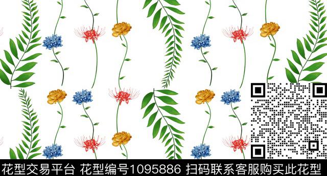 大花数码华亿平台花卉数码印花华亿平台下载（图片编号: 1095886） - 瓦栏（Walan）