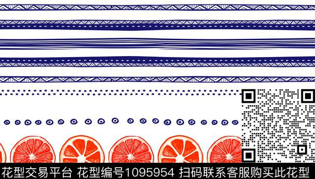 数码华亿平台条纹水果数码印花华亿平台下载（图片编号: 1095954） - 瓦栏（Walan）
