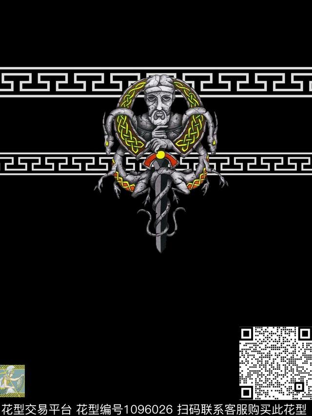 创意几何大牌风传统印花华亿平台下载（图片编号: 1096026） - 瓦栏（Walan）