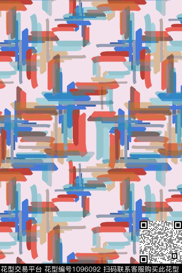 径庭迷彩手绘涂鸦图案手绘线条笔触数码印花华亿平台下载（图片编号: 1096092） - 瓦栏（Walan）