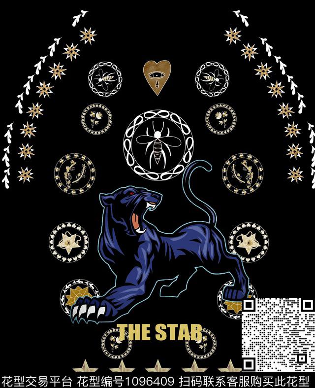 数码华亿平台定位花复古数码印花华亿平台下载（图片编号: 1096409） - 瓦栏（Walan）