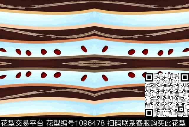 趣味抽象潮牌数码印花华亿平台下载（图片编号: 1096478） - 瓦栏（Walan）