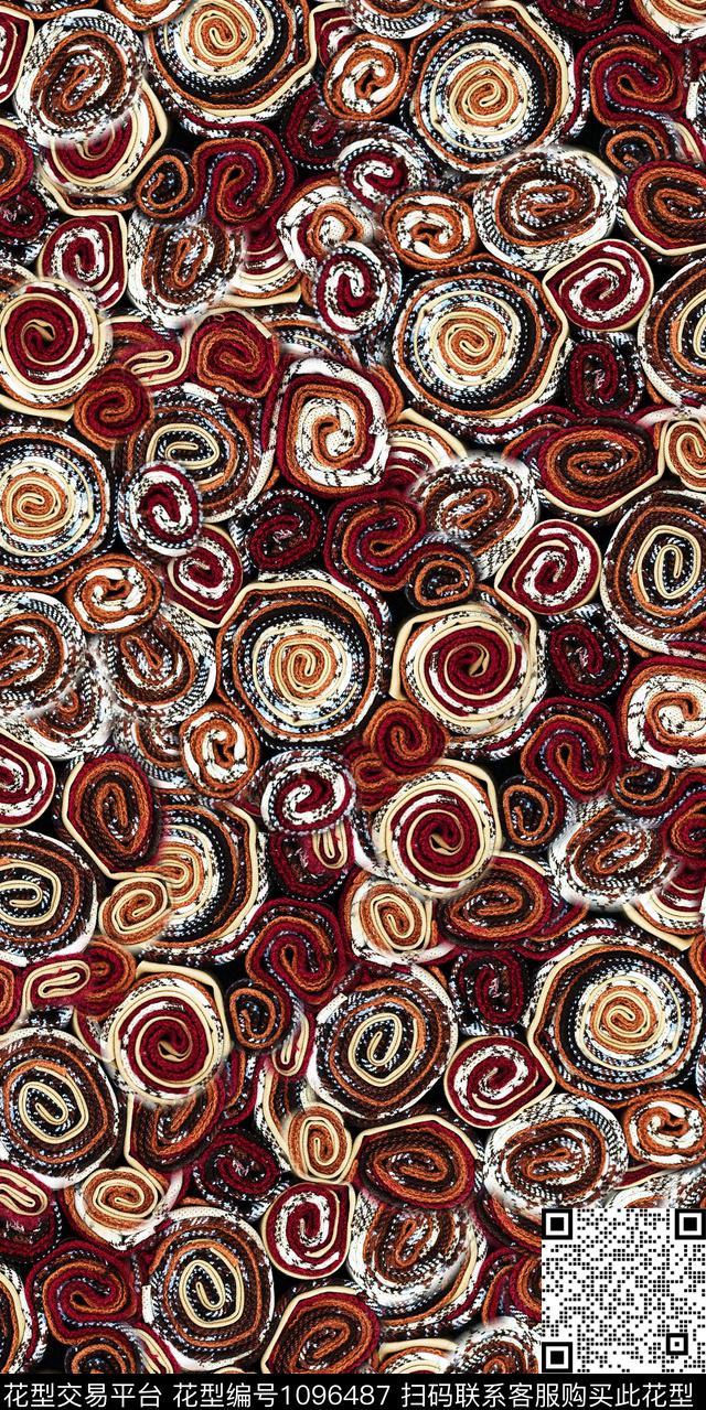 数码华亿平台抽象大牌风数码印花华亿平台下载（图片编号: 1096487） - 瓦栏（Walan）