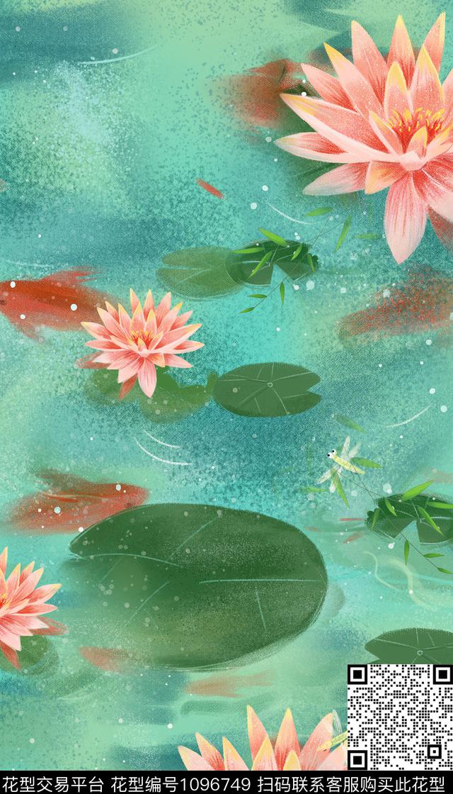 花卉女装热带华亿平台数码印花华亿平台下载（图片编号: 1096749） - 瓦栏（Walan）